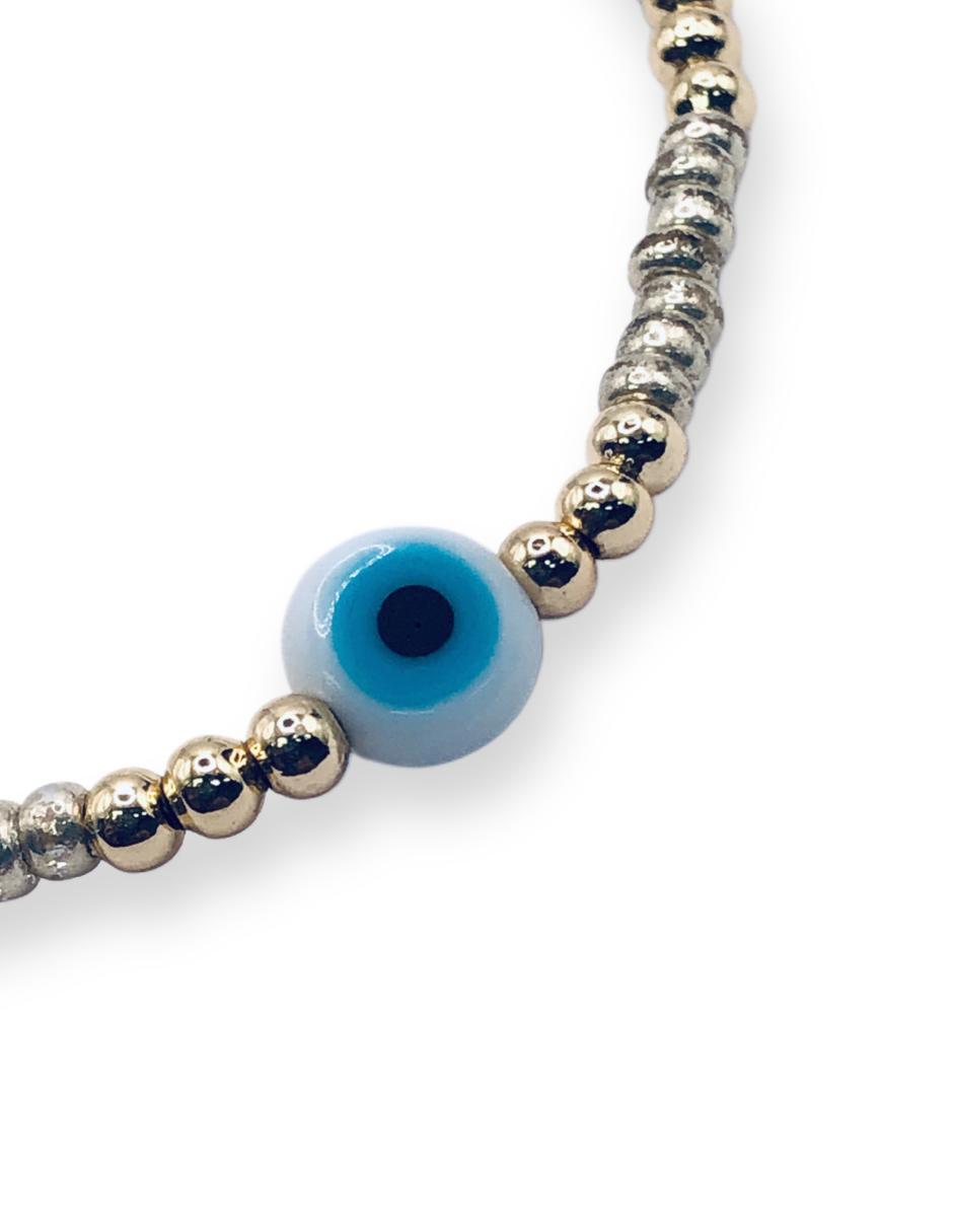 Pulsera 14 K con acabado baño de oro 3