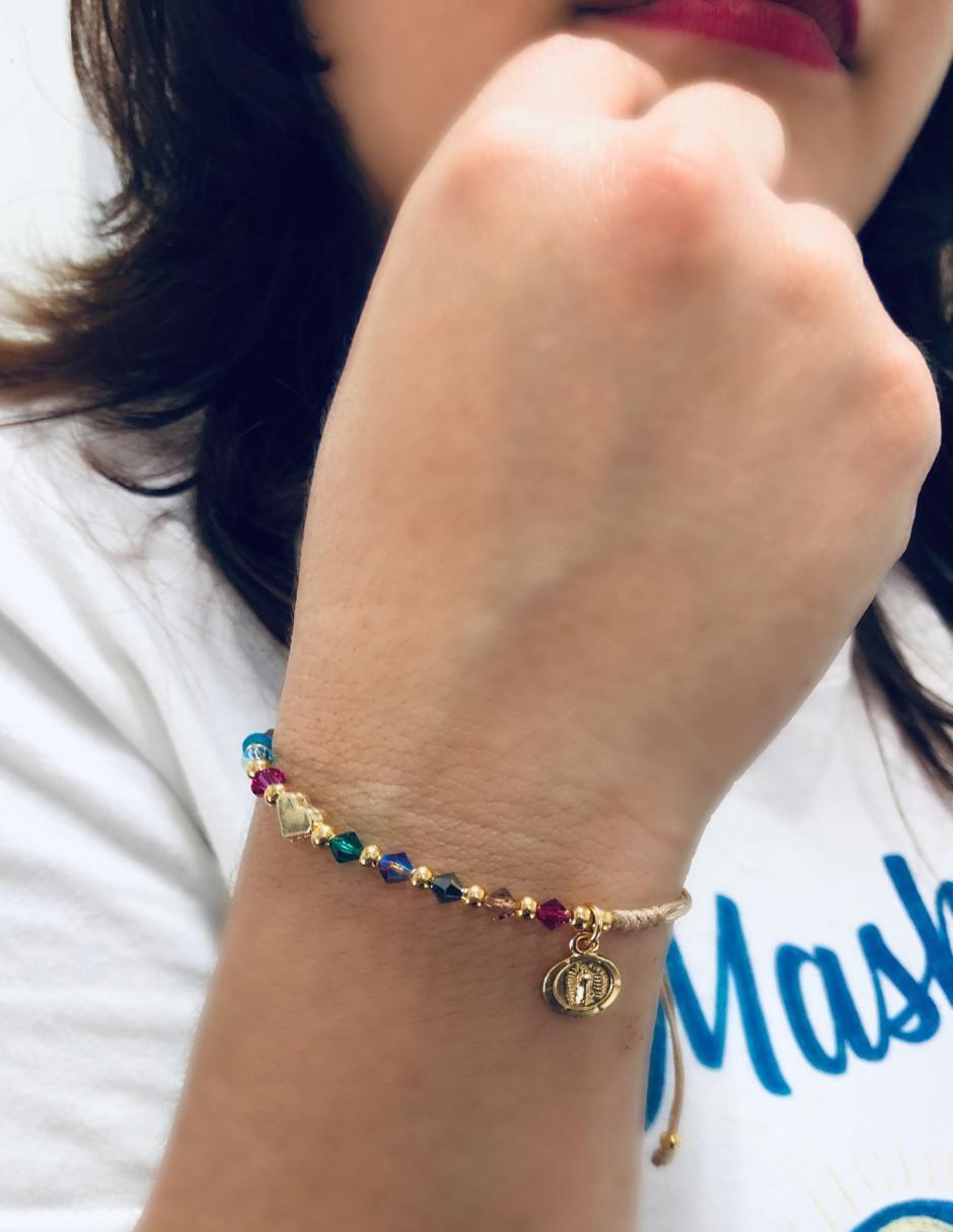 Pulsera con acabado baño de oro 14 k 4
