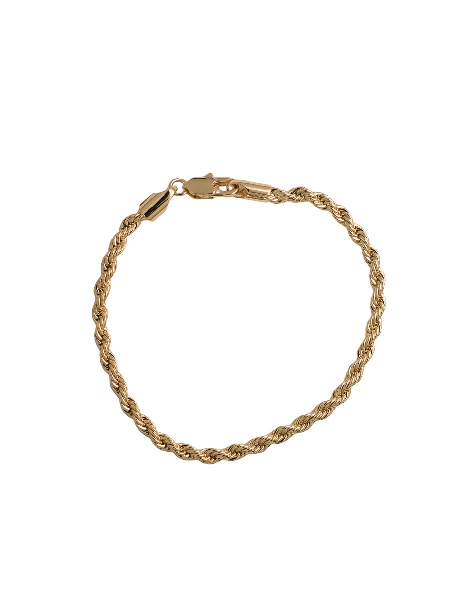 Pulsera 18 K acabado chapa de oro