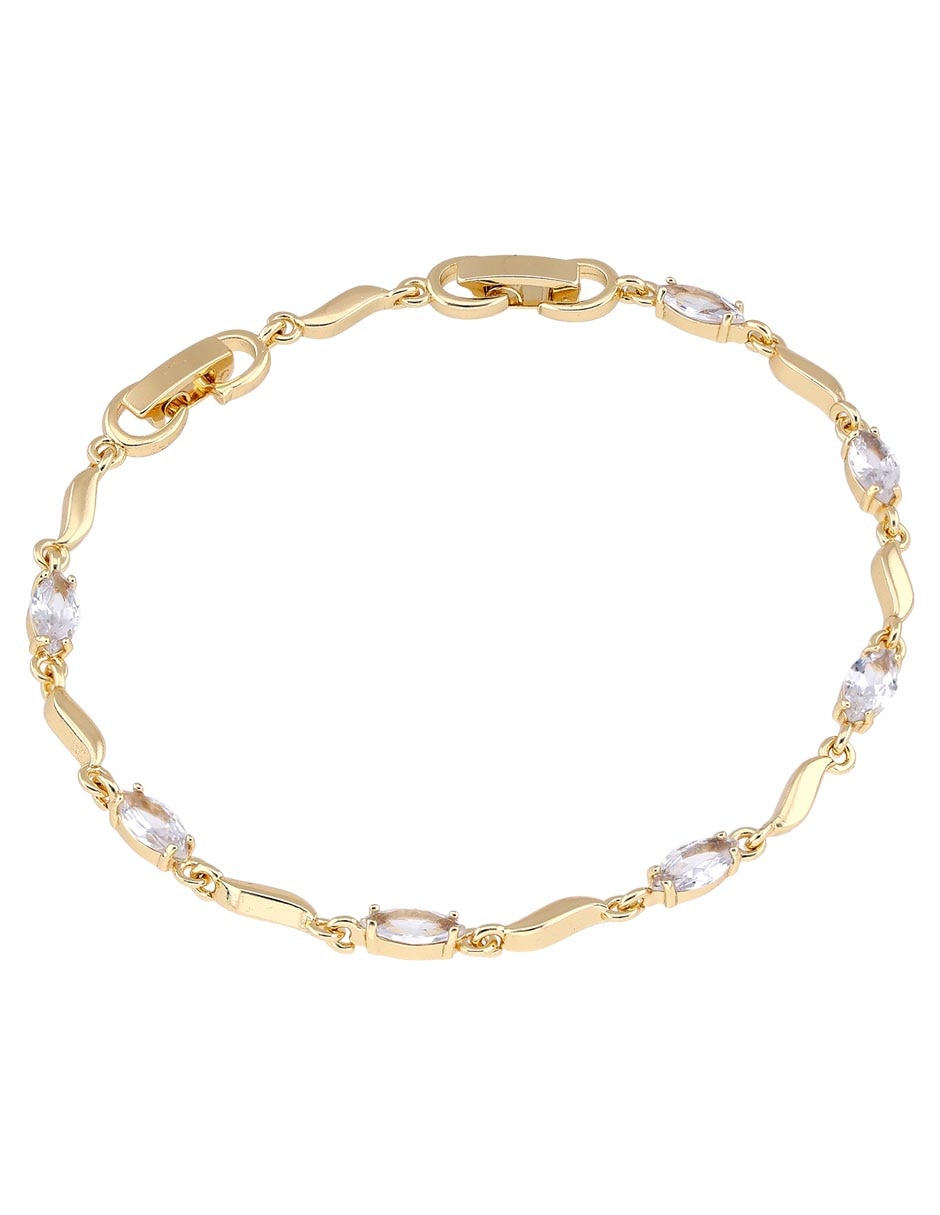 Pulsera 18 K acabado chapa de oro 1