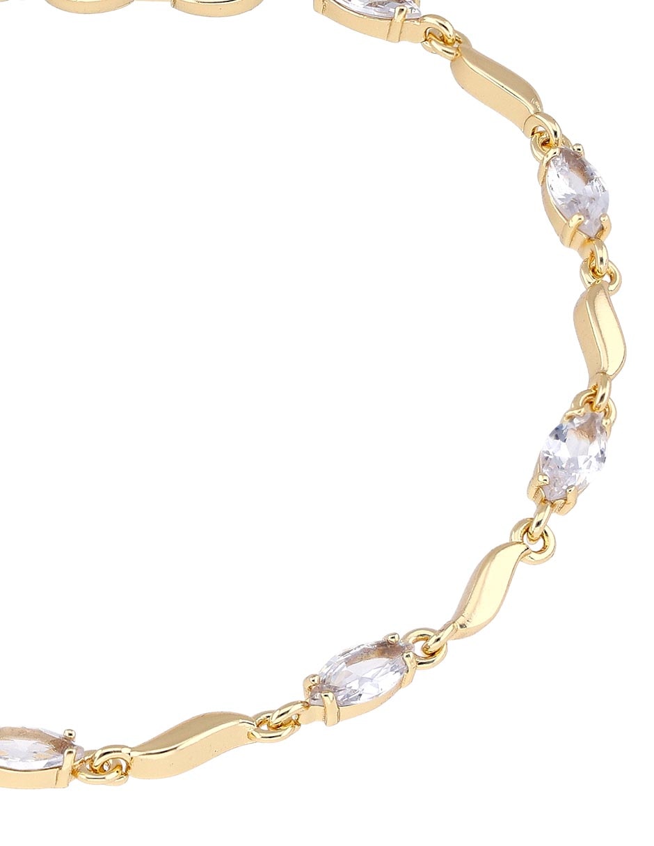 Pulsera 18 K acabado chapa de oro