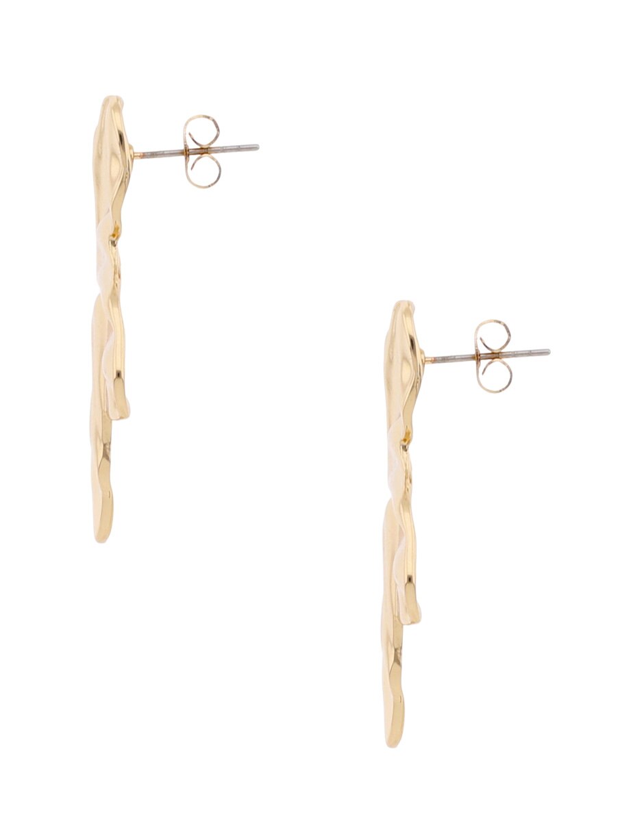 Aretes y collar de flor 4