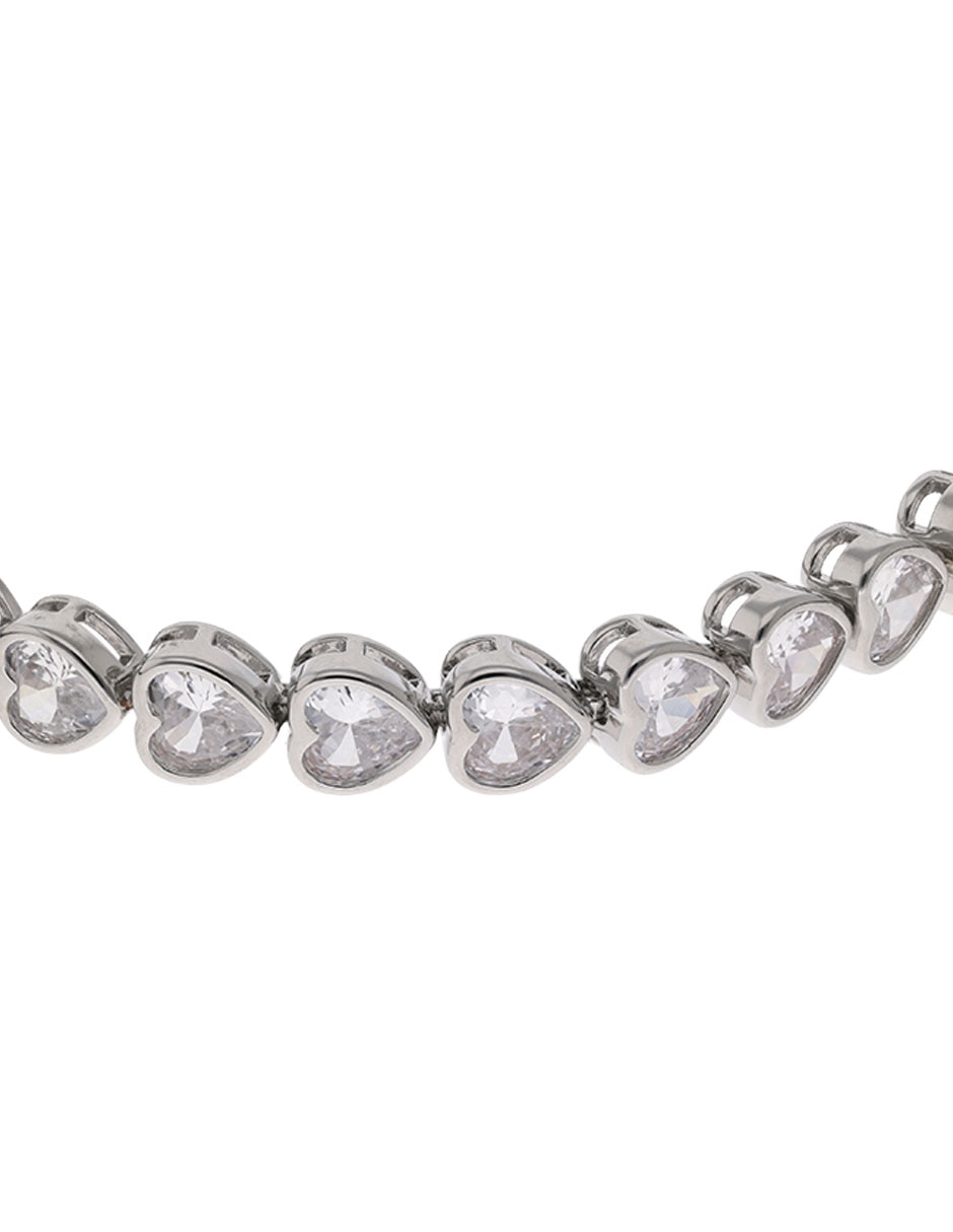 Pulsera con circonita 18 K acabado chapa de oro 2