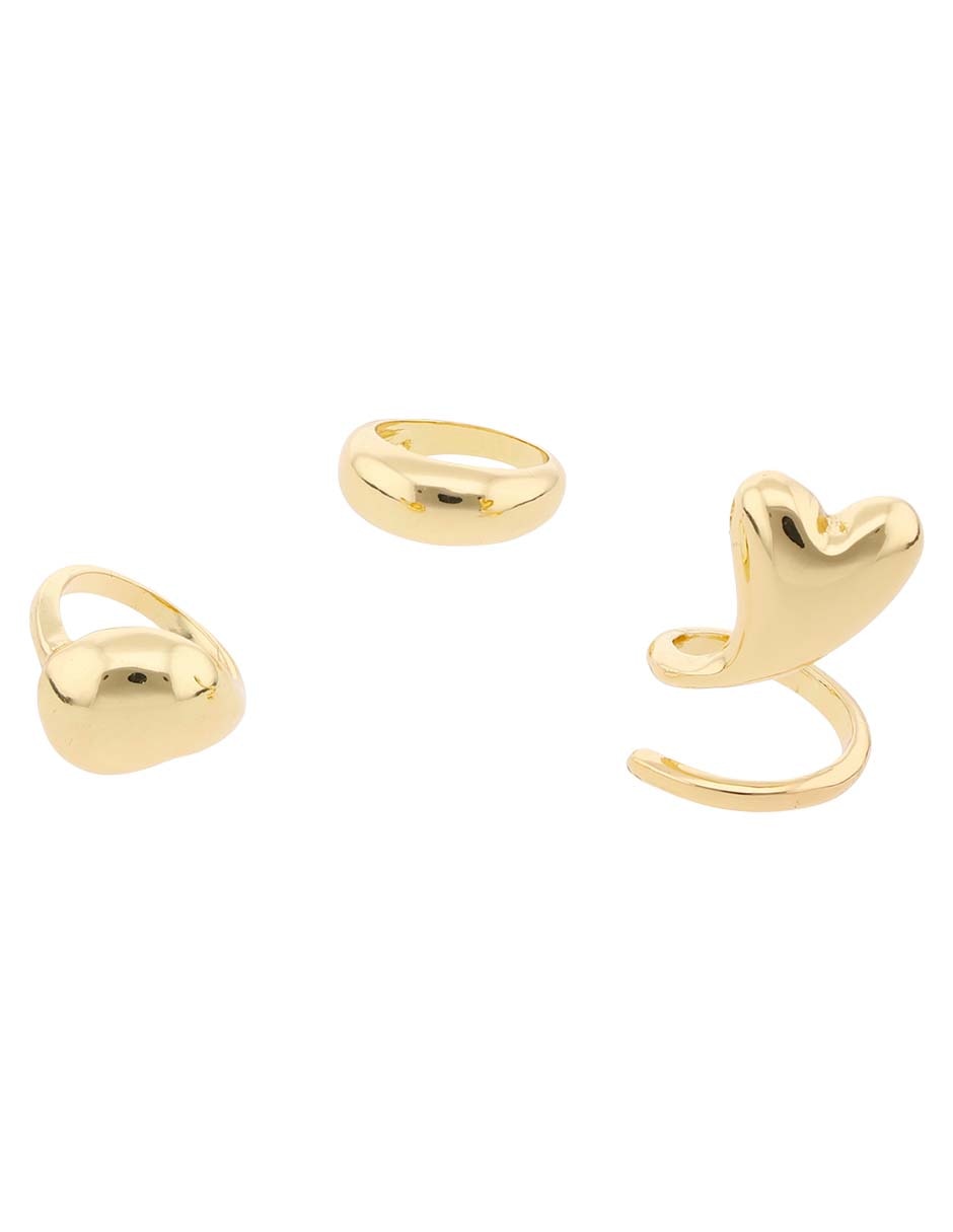 Set anillo liso