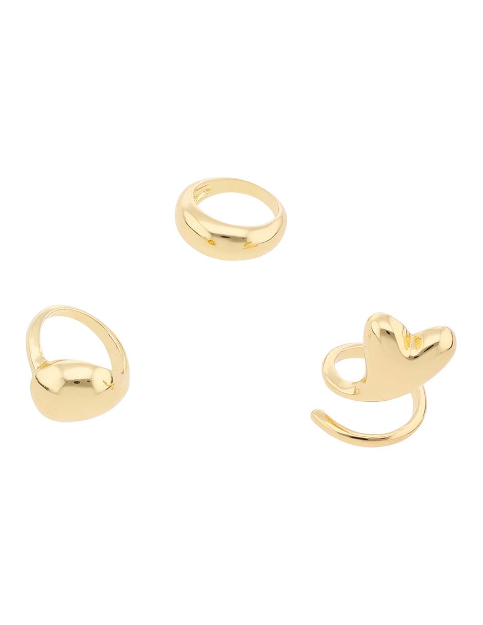 Set anillo liso 2