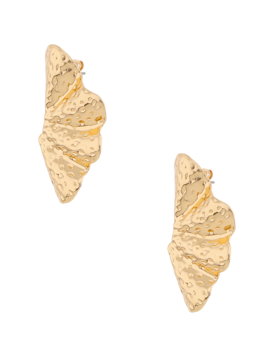 Aretes largos con acabado brillante 2