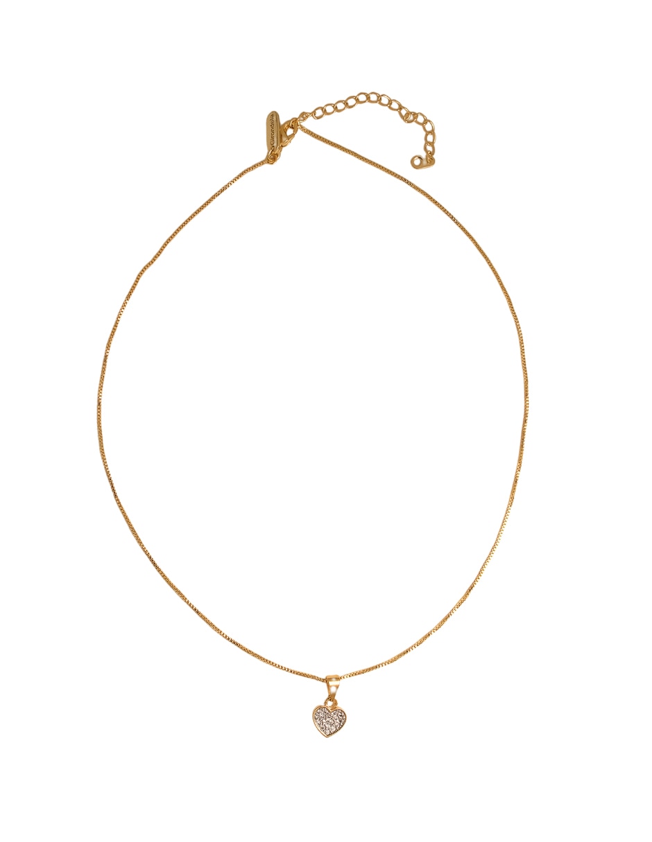 Collar con dije de corazón 2