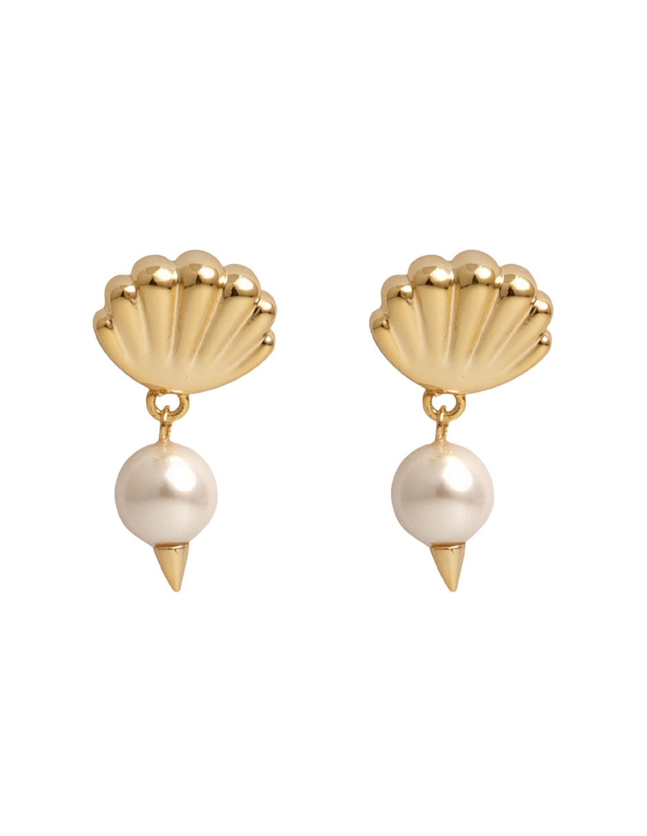 Broqueles con acabado chapa de oro 18K Broqueles con acabado chapa de oro 18K