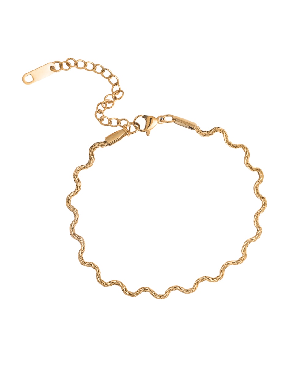 Pulsera acabado chapa de oro 18K