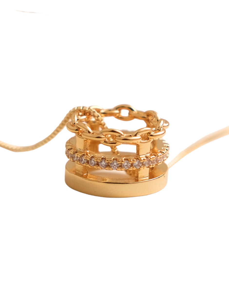 Collar con dije 18 k 3