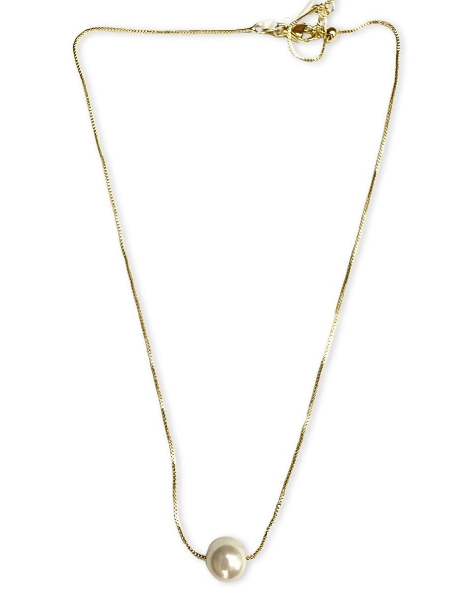 Collar con acabado baño de oro 14 K 2